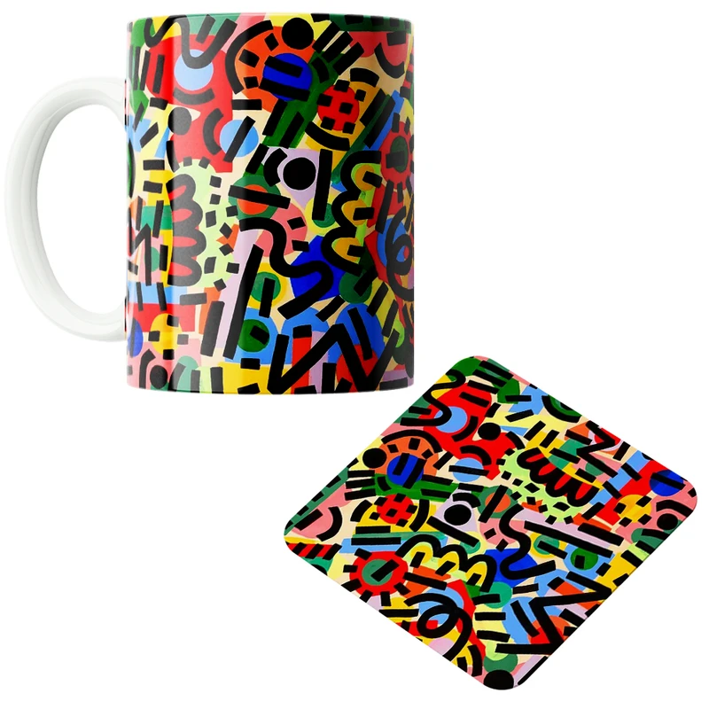 ماگ طرح فانتزی کد 01 به همراه زیر لیوانی