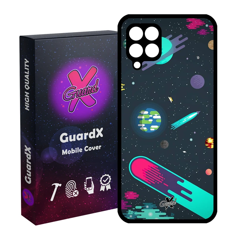 کاور گارد ایکس طرح Galaxy مدل Glass10073 مناسب برای گوشی موبایل سامسونگ Galaxy M32 4G / F22