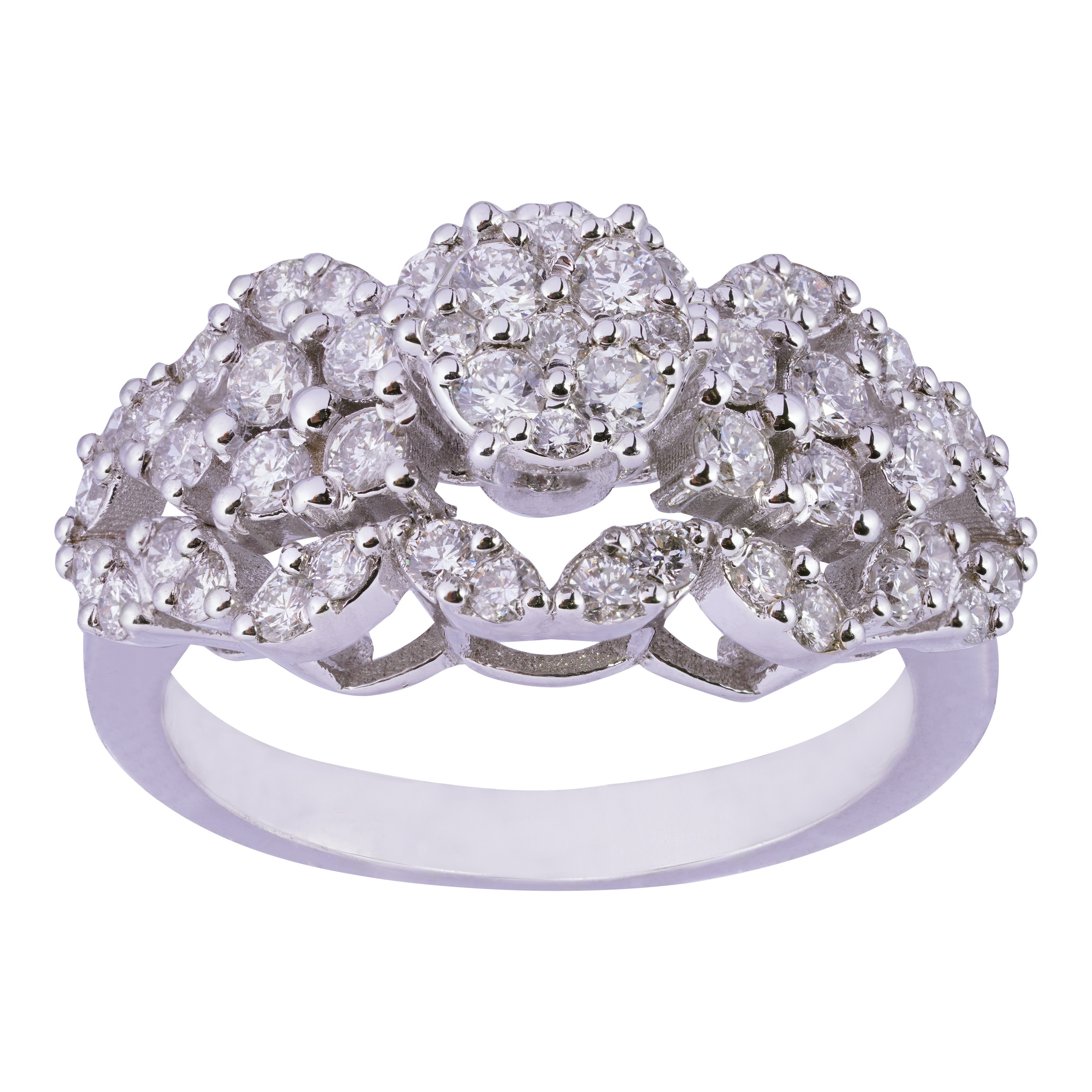 انگشتر طلا 18 عیار زنانه مدل FL 001005