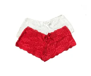 شورت زنانه مدل گیپور فانتزی بسته 2 عددی