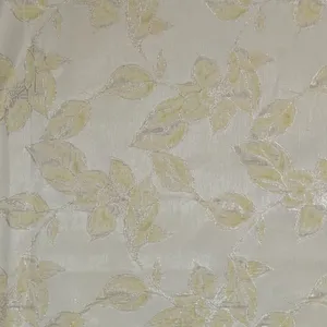 پارچه لباس مدل ژاکارد طرح برگ و گل