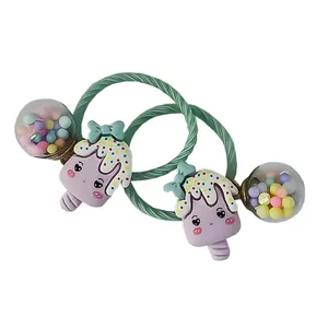 کش مو زنانه مدل عروسکی آکواریومی کد 40525 بسته 2 عددی