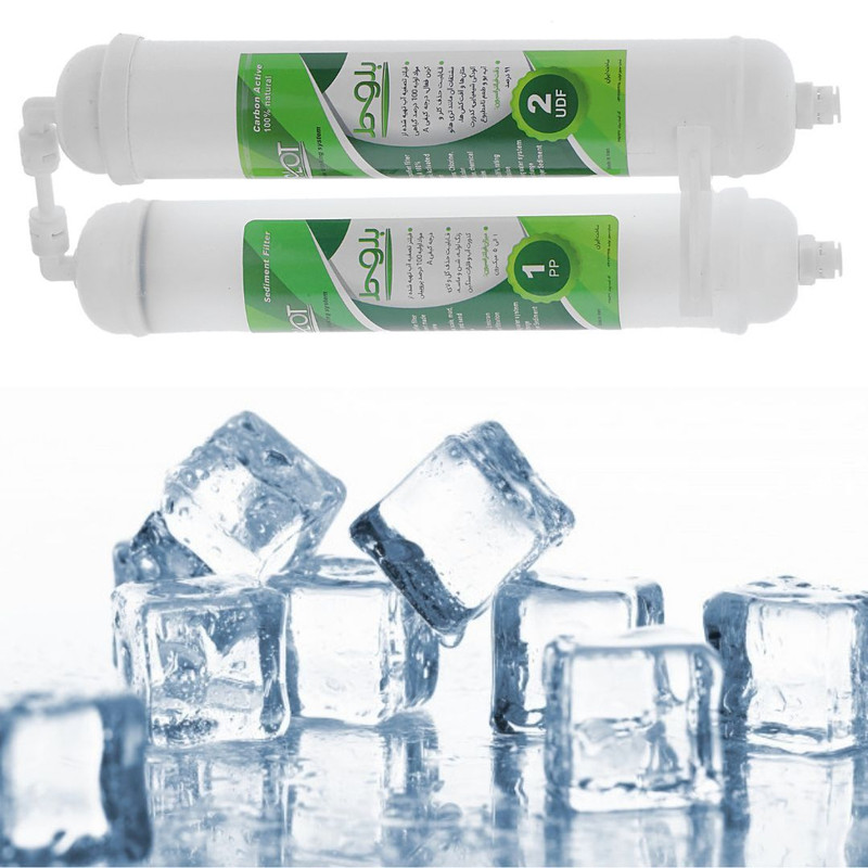 فیلتر تصفیه آب یخچال و فریزر بلوط مدل الیافی و کربن گیاهی BLT 2500 G مجموعه 6 عددی 