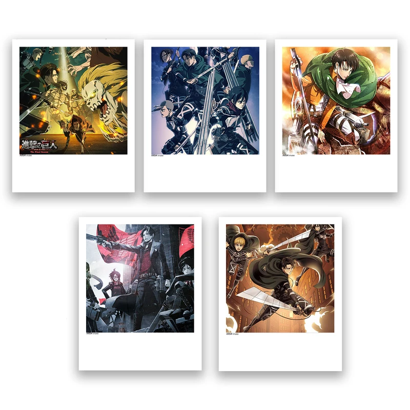 آویز تزیینی عرش مدل انیمه اتک آن تایتان Attack on Titan کد Asa005 مجموعه 5عددی