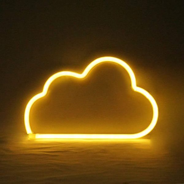چراغ خواب مدل نئون فلکسی طرح ابر Cloud