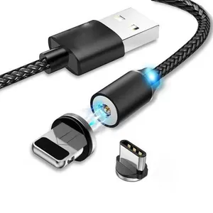 کابل تبدیل مغناطیسی USB به USB-C/لایتنینگ يسيدو مدل CA11 طول 1.1 متر