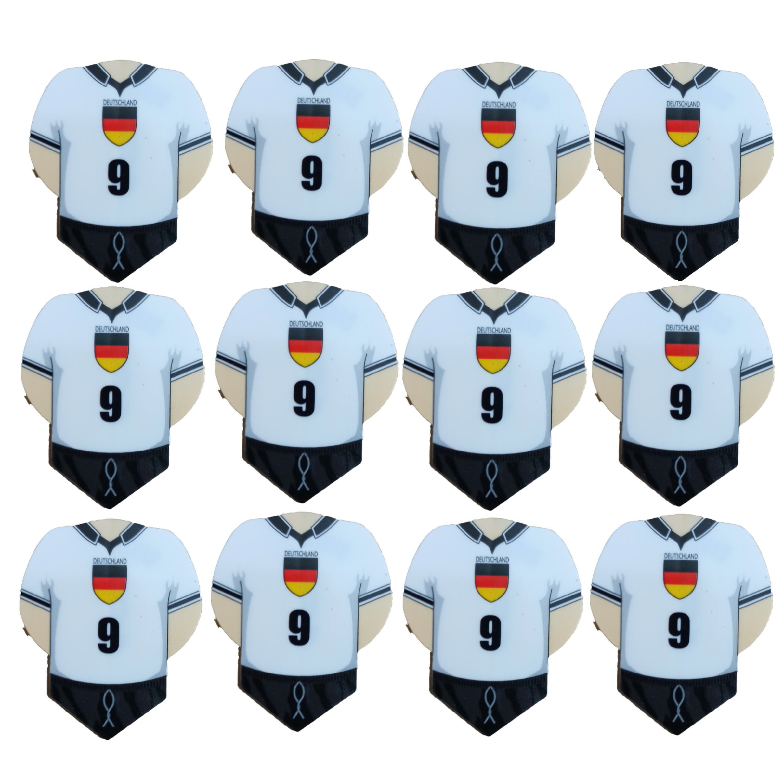 پر یدک دارت طرح لباس تیم آلمان کد 1 بسته 12 عددی
