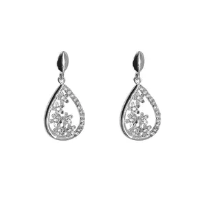 گوشواره نقره زنانه مدل zock-100222