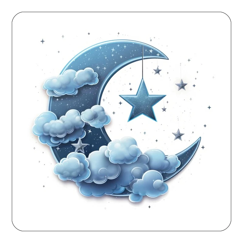 مگنت کاکتی طرح ماه و ستاره مدل mp52202