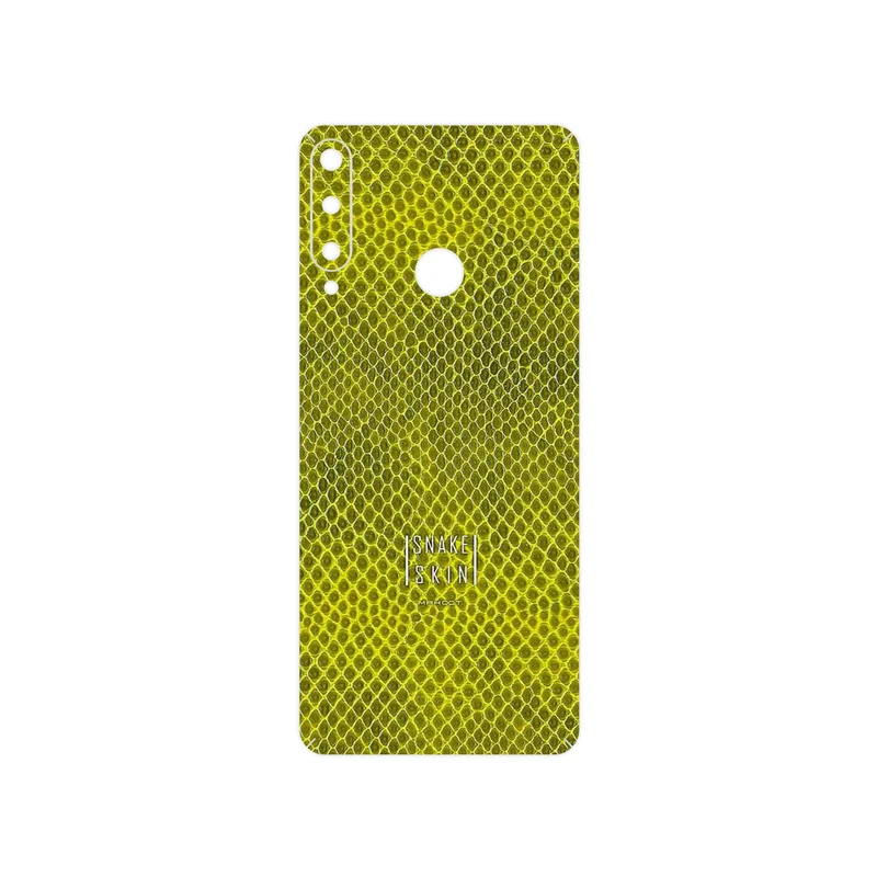 برچسب پوششی ماهوت مدل Yellow Snake Skin مناسب برای گوشی موبایل هوآوی Y6p