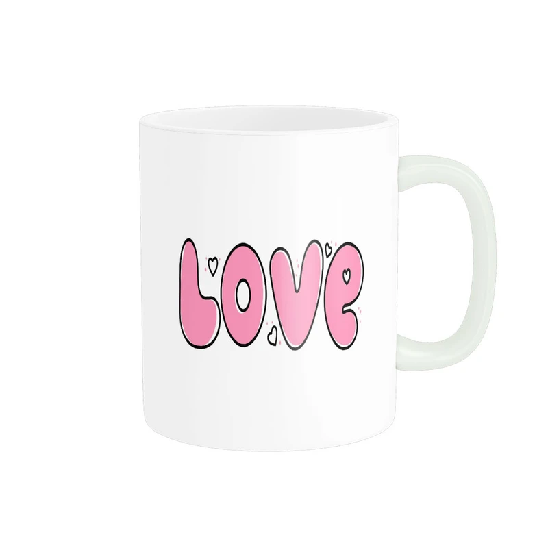 ماگ پادآفرین مدل عشق طرح قلب LOVE کد p6261