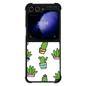 AKAM AMC-WSGZFLIP5-CACTUS-24 Cover For Samsung Galaxy Z Flip 5