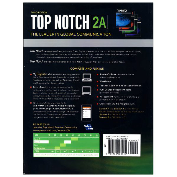 کتاب top notch 2a اثر JOAN SASLOW & ALLEN ASCHER انتشارات زبان مهر کتاب top notch 2a اثر JOAN SASLOW & ALLEN ASCHER انتشارات زبان مهر
