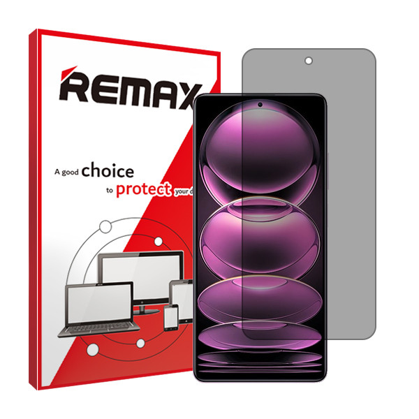 محافظ صفحه نمایش حریم شخصی ریمکس مدل Resistant مناسب برای گوشی موبایل شیائومی Redmi Note 12 Pro