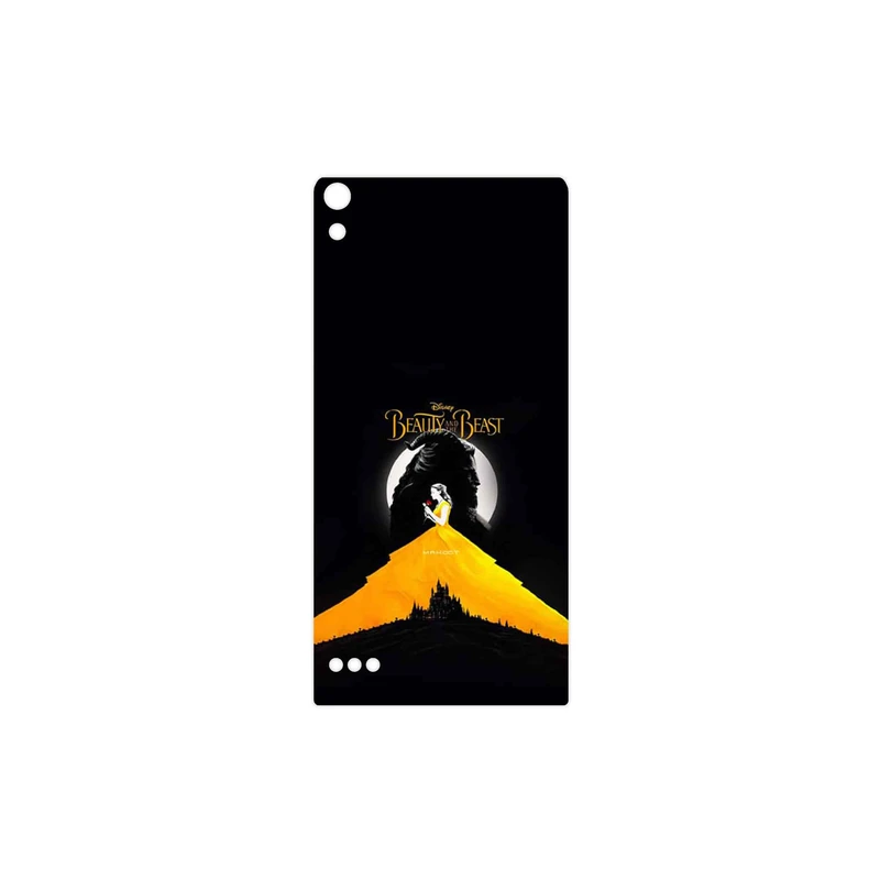 برچسب پوششی ماهوت مدل Beauty and the Beast مناسب برای گوشی موبایل هوآوی Ascend P6