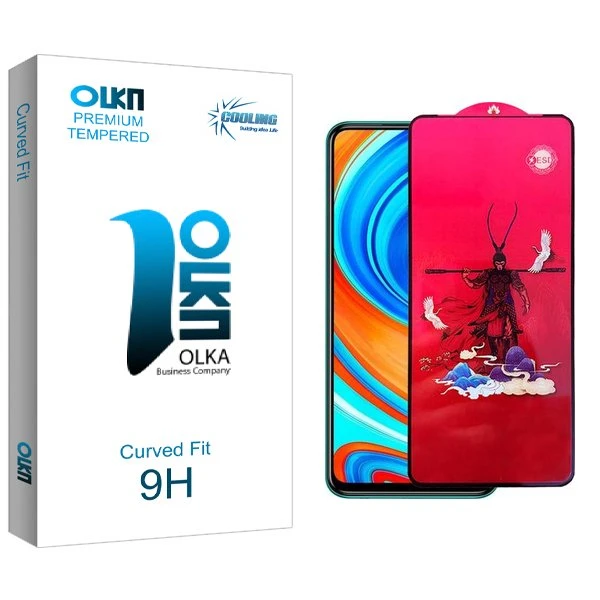 محافظ صفحه نمایش کولینگ مدل Olka King مناسب برای گوشی موبایل شیائومی Redmi Note 9 Pro