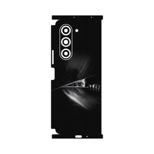 MAHOOT Black Portrait-FullSkin Cover Sticker for Samsung Galaxy Z Fold 5