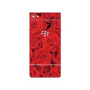MAHOOT Red-Flower Cover Sticker for BlackBerry Motion