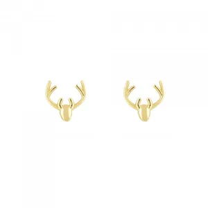 گوشواره طلا 18 عیار زنانه طلا و جواهر درریس مدل جیران