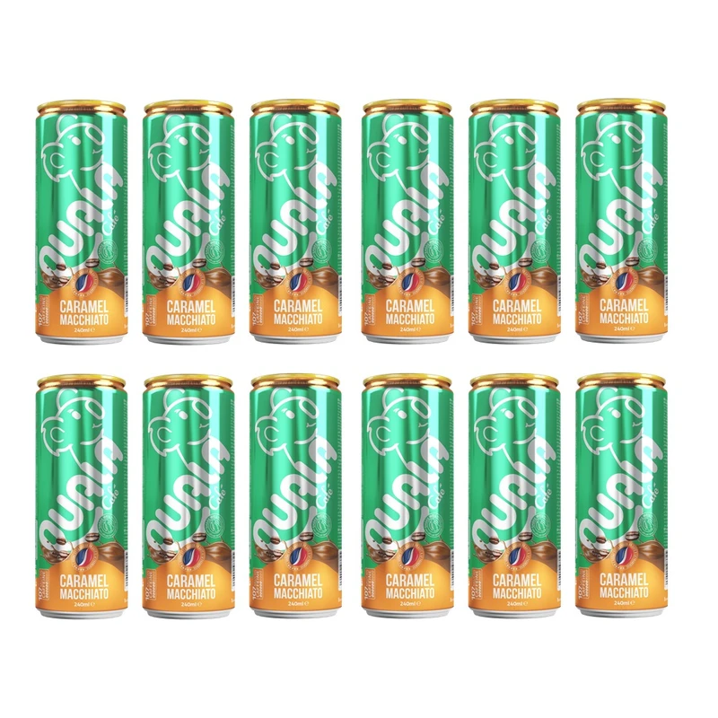 آیس کافی طعم کارامل ماکیاتو کوالا -  240 گرم بسته 12 عددی