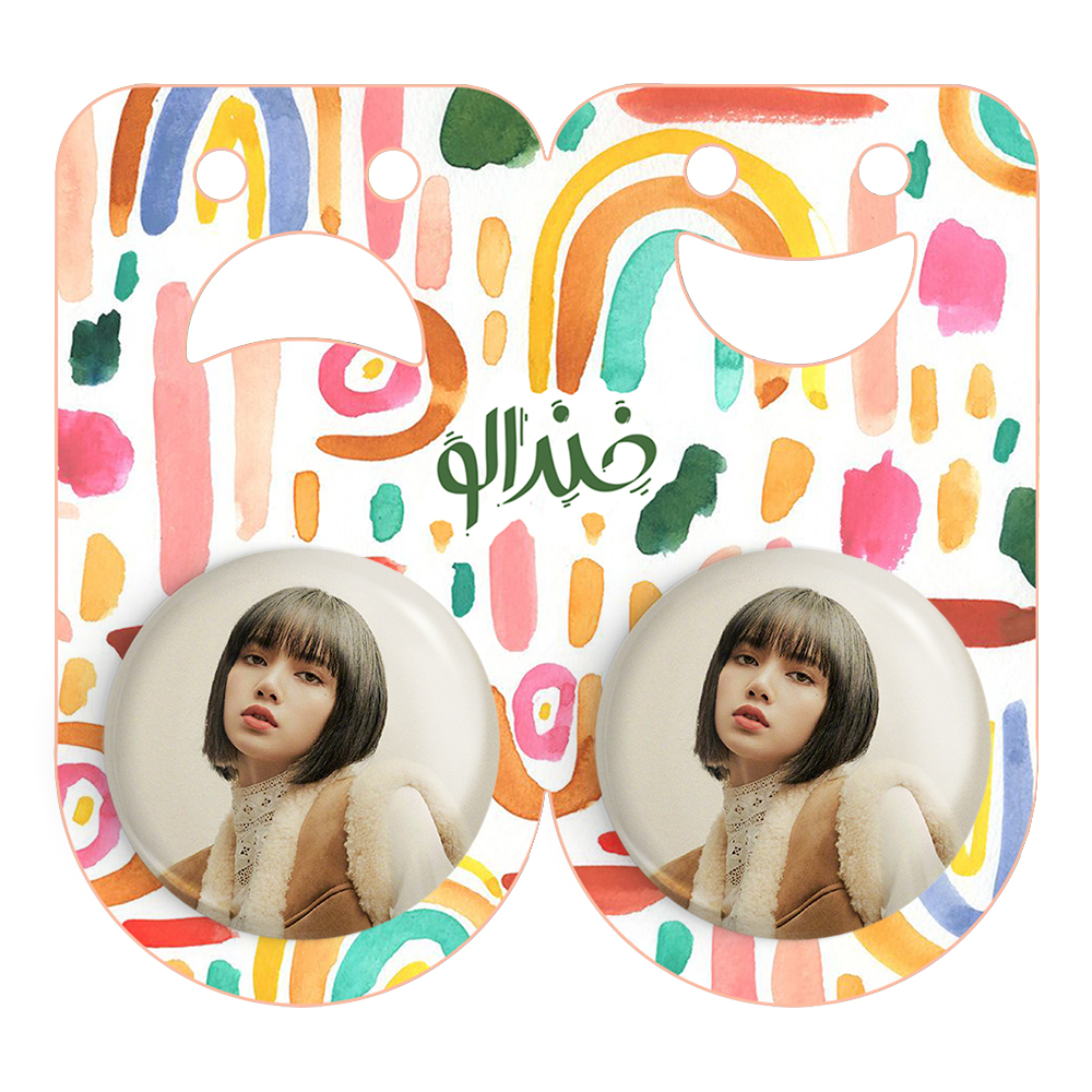 پیکسل خندالو مدل لیسا بلک پینک کد 14311 به همراه مگنت