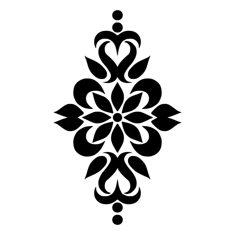 شابلون باتیس آرت طرح تذهیب کد 50-652