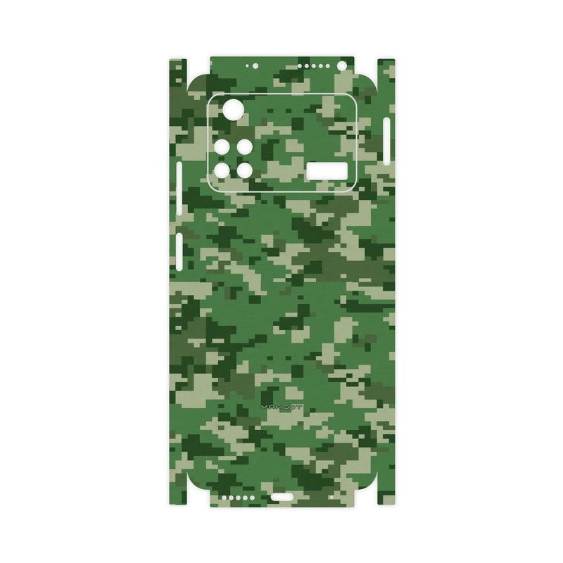 برچسب پوششی ماهوت مدل Army-Green-Pixel-FullSkin مناسب برای گوشی موبایل شیائومی Poco M4 Pro 4G