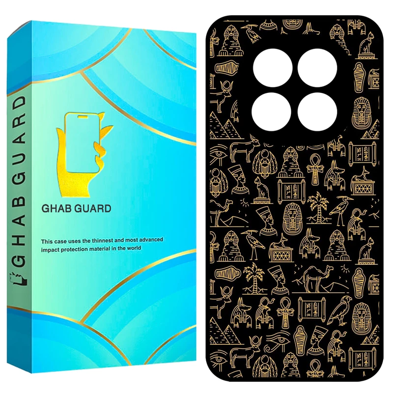 کاور قاب گارد طرح مصر مدل GN14P مناسب برای گوشی موبایل شیائومی Redmi Note 14 Pro 5G / Note 14 Pro Plus 5G