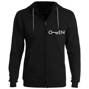 سویشرت مردانه مدل  F116 OPEN رنگ مشکی 