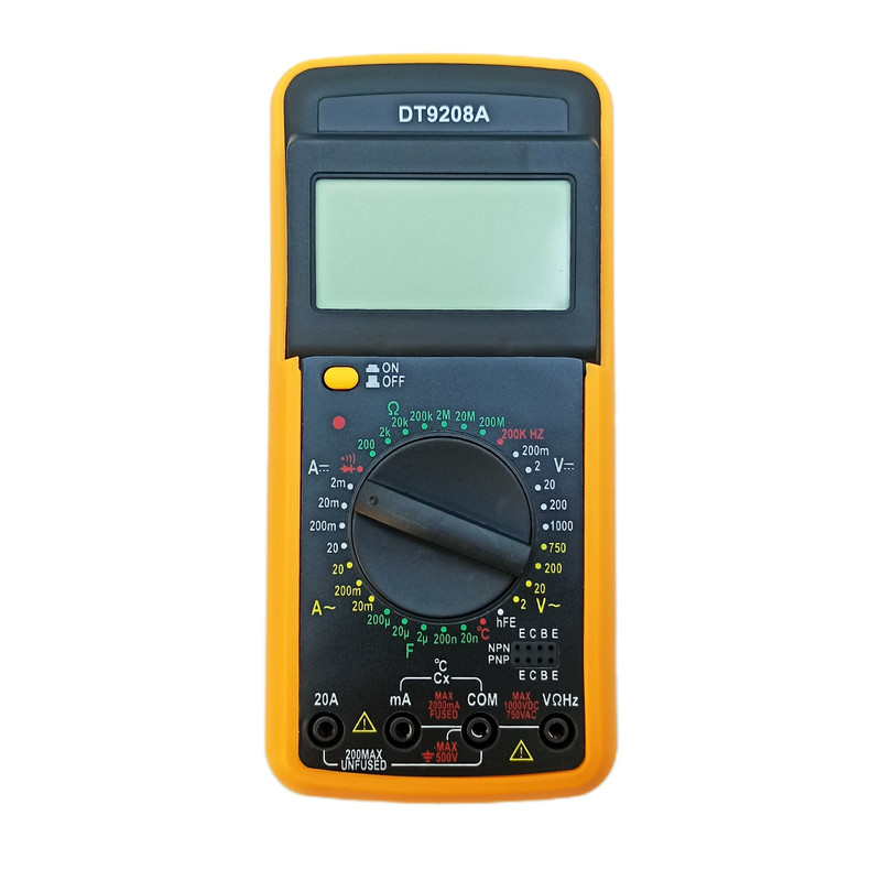 مولتی متر دیجیتال مدل DM-DT-9208A