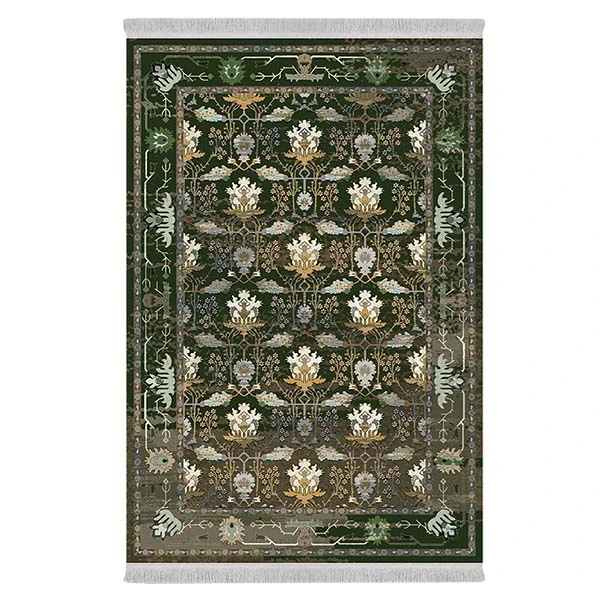 فرش پارچه‌ای دفه مدل فرشینه طرح مدرن کد 139