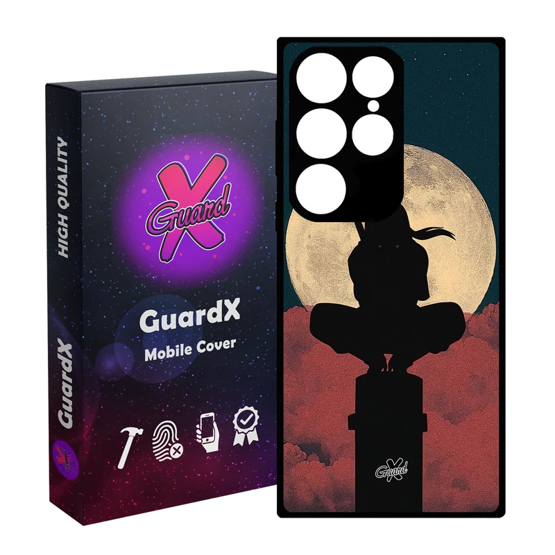 کاور گارد ایکس طرح ایتاچی انیمه مدل Glass10558 مناسب برای گوشی موبایل سامسونگ Galaxy S24 Ultra