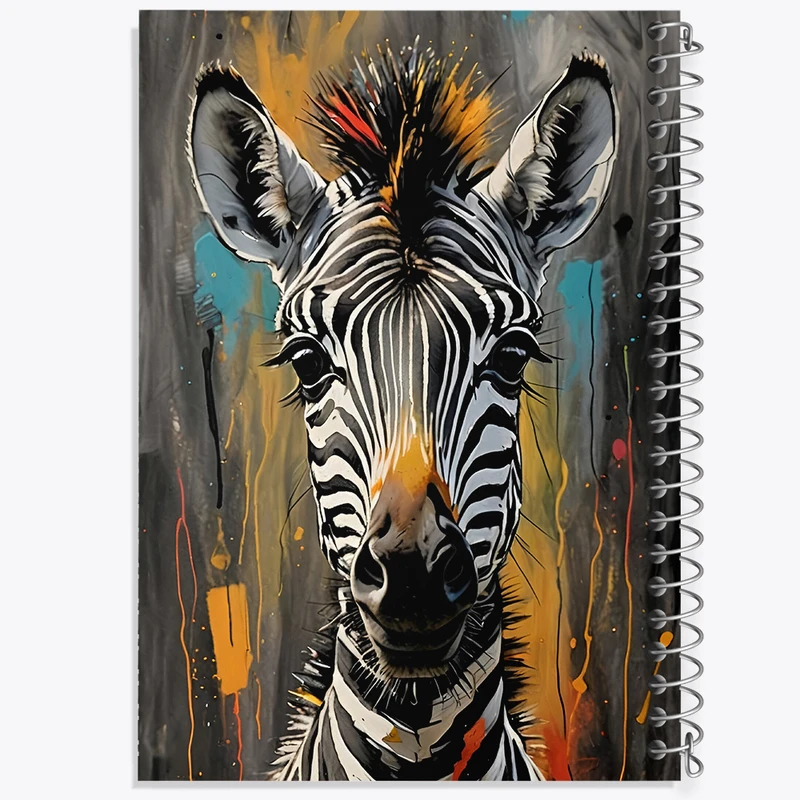 دفتر نقاشی 50 برگ خندالو طرح گورخر کد N4539