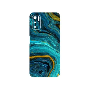 MAHOOT Turquoise marblewith golden streaks Cover Sticker for Xiaomi Poco M3 Pro 5G
