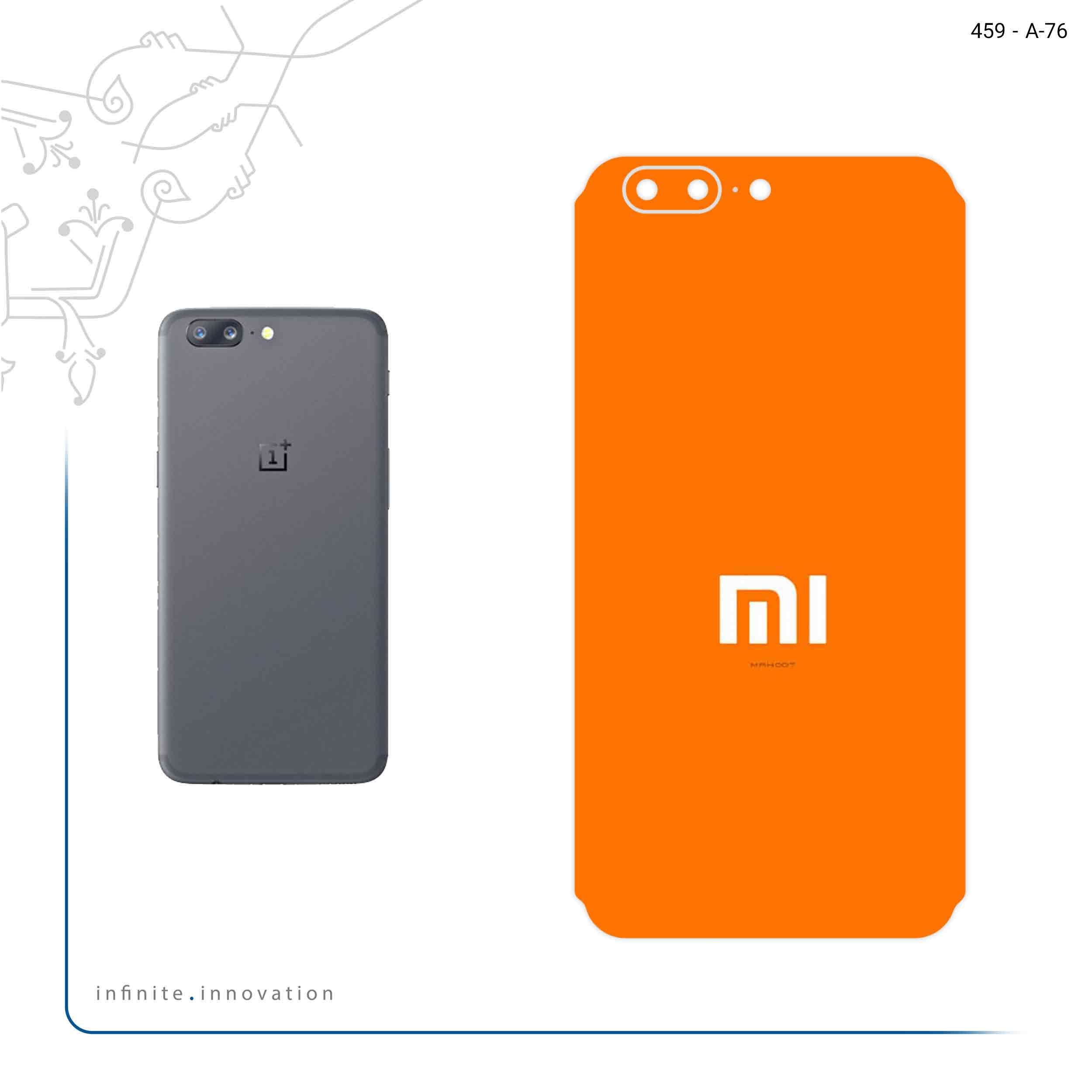 برچسب پوششی ماهوت مدل Xiaomi مناسب برای گوشی موبایل وان پلاس 5