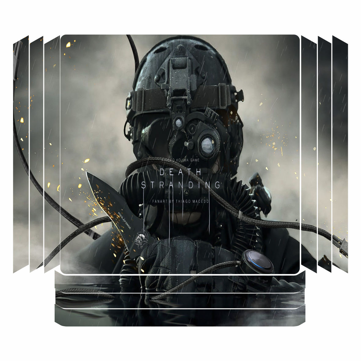 برچسب پلی استیشن ۴ پرو مدل Death stranding