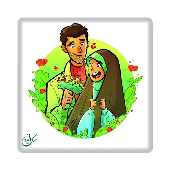 کاشی مبین ایده مدل همسرانه kh10 کد 1005