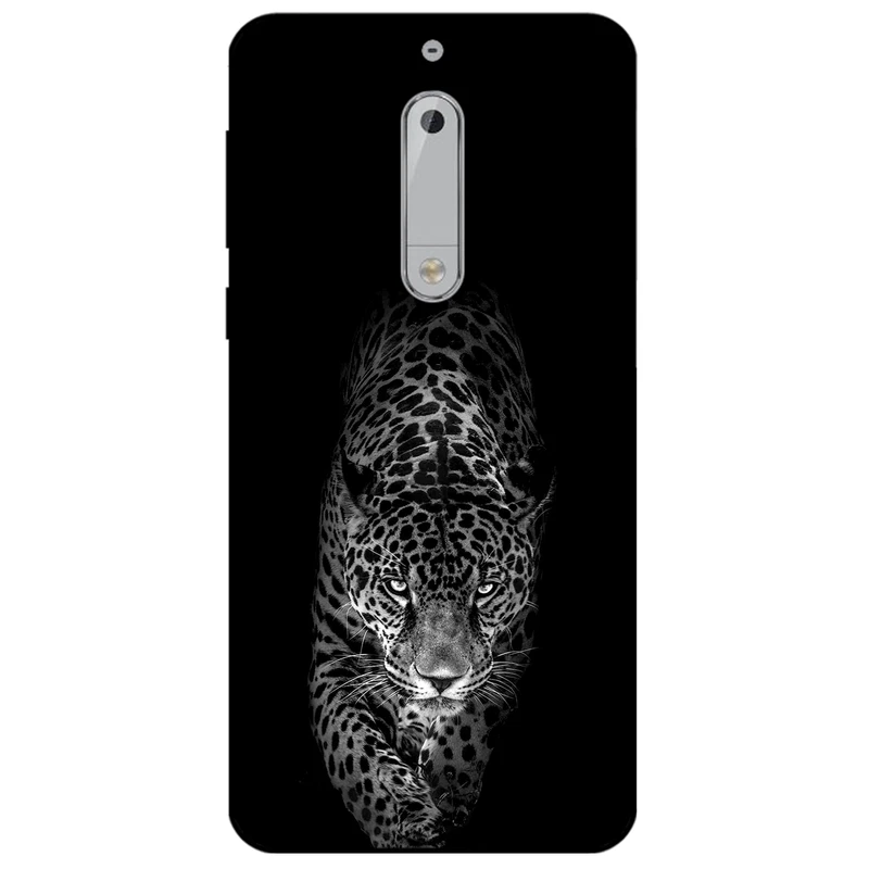 کاور مگافون طرح پلنگ مدل 1879 مناسب برای گوشی موبایل نوکیا 5
