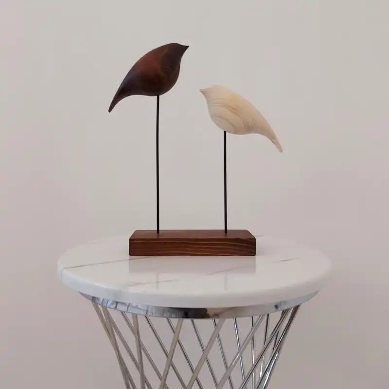 مجسمه چوبی مدل  پرنده کد 06