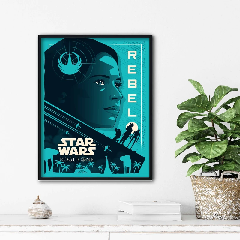 تابلو آتریسا طرح پوستر فیلم star wars مدل ATm315