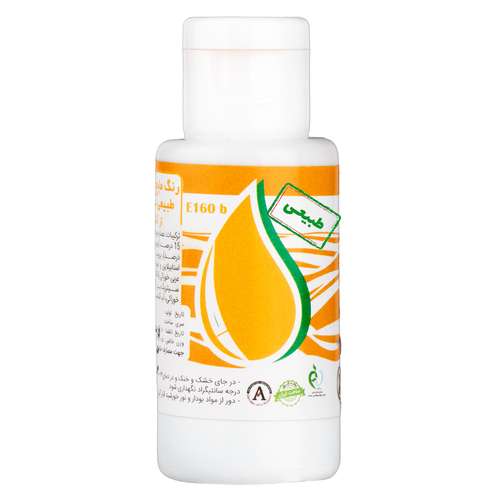 رنگ طبیعی خوراکی نارنجی دکتر طعم- 30 گرم