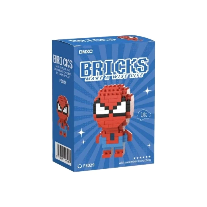 ساختنی 140 تکه بریکس مدل مرد عنکبوتی