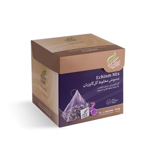 دمنوش گیاهی گل گاوزبان مهرگیاه بسته 8 عددی