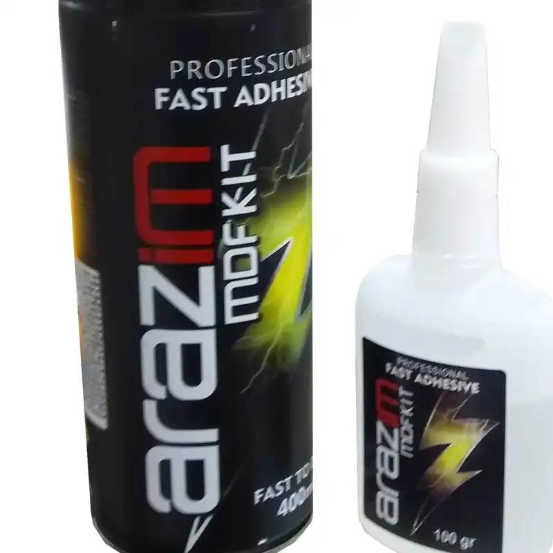 چسب ۱۲۳ آرازیم مدل MDF KIT حجم 400 میلی لیتر