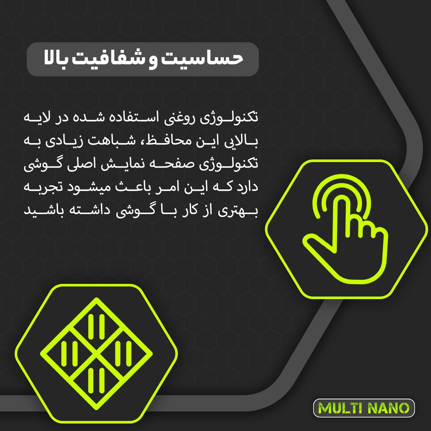 محافظ صفحه نمایش خودرو مولتی نانو مدل X-S1N مناسب برای خودرو کی ام سی X5