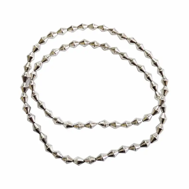 مهره دستبند مدل حدید چند وجهی کد MO-1011 مجموعه 40 عددی