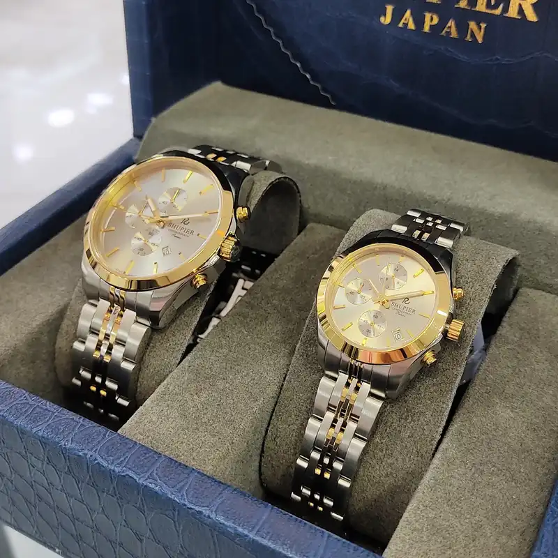 ست ساعت مچی عقربه ای زنانه و مردانه شوپیر مدل GL208A006