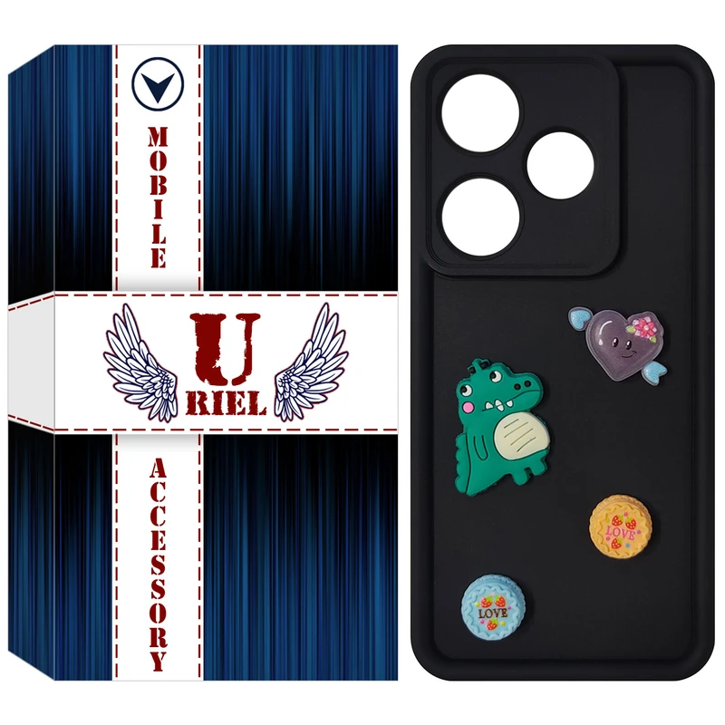 کاور یوریل مدل سولید عروسکی طرح 7 مناسب برای گوشی موبایل شیائومی Poco F6 / Redmi Turbo 3