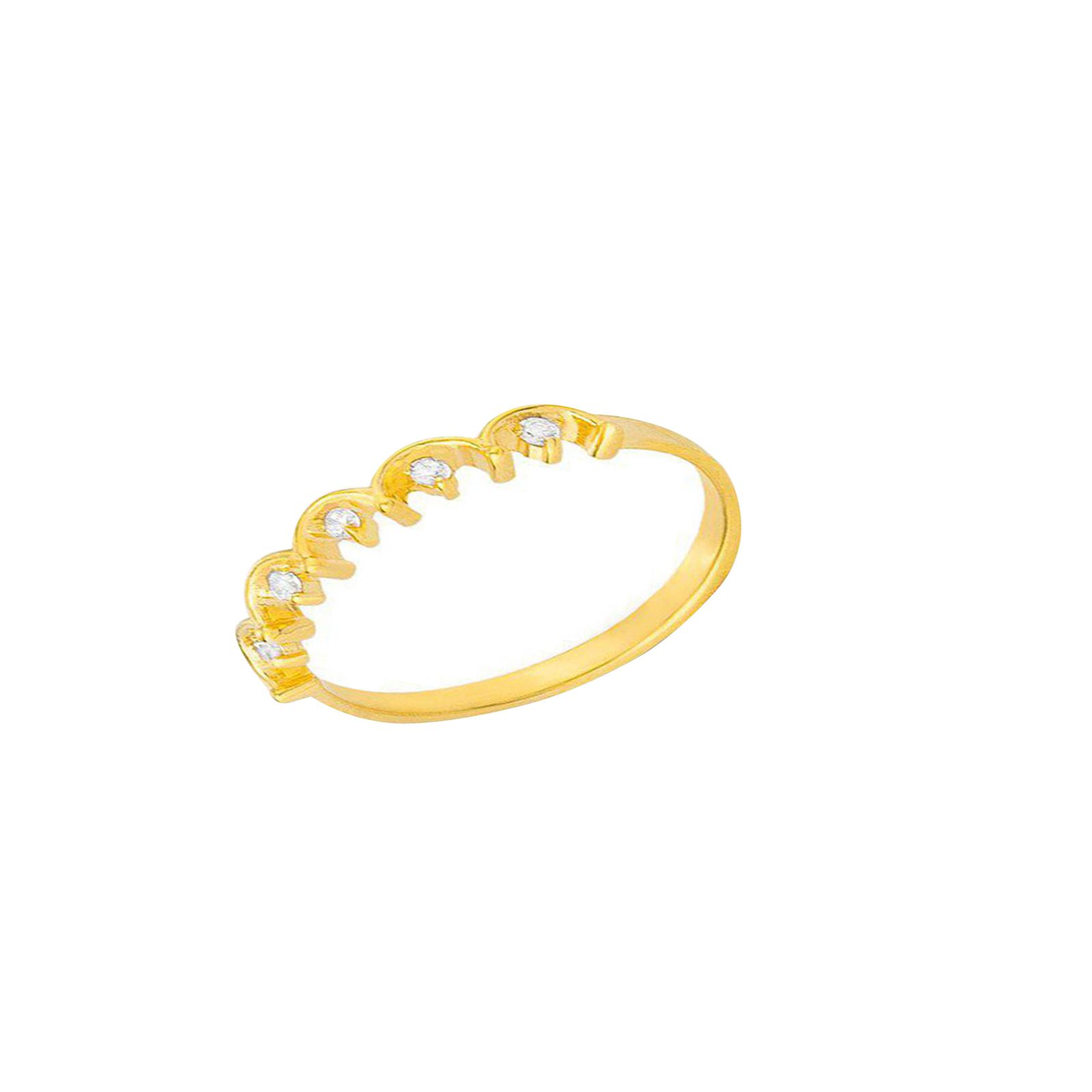 انگشتر طلا 18 عیار زنانه کیا گالری مدل AR378 - - 2