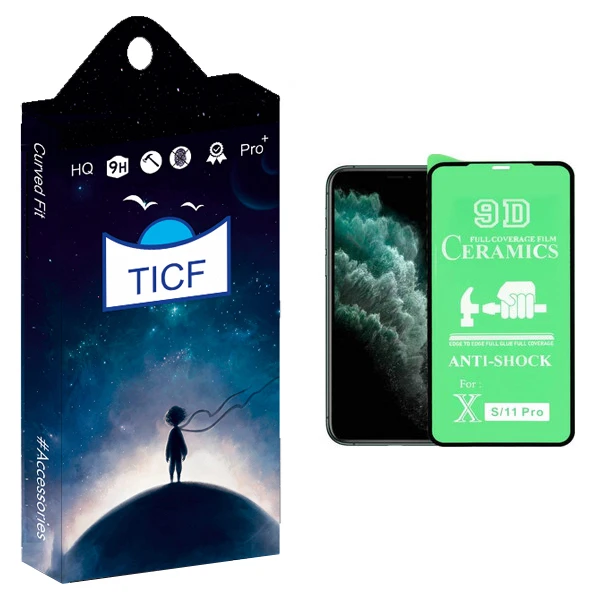 محافظ صفحه نمایش تی ای سی اف مدل +HD مناسب برای گوشی موبایل اپل iphone11 Pro